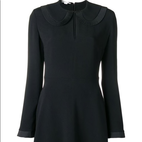 STELLA MCCARTNEY PLEATED PETER PAN COLLAR DRESS - Picture 10 of 12